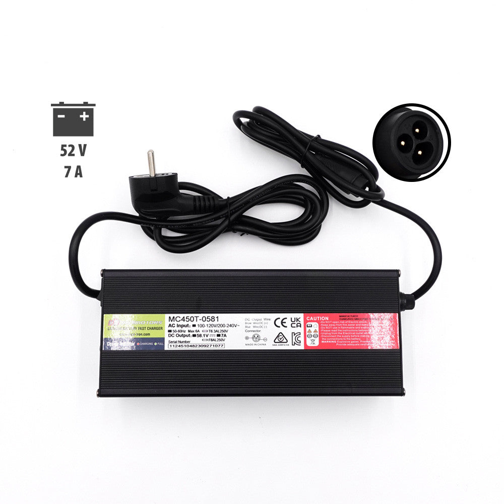 Chargeur rapide Dualtron Mini 52V 7A LP-16 Electrique Performance