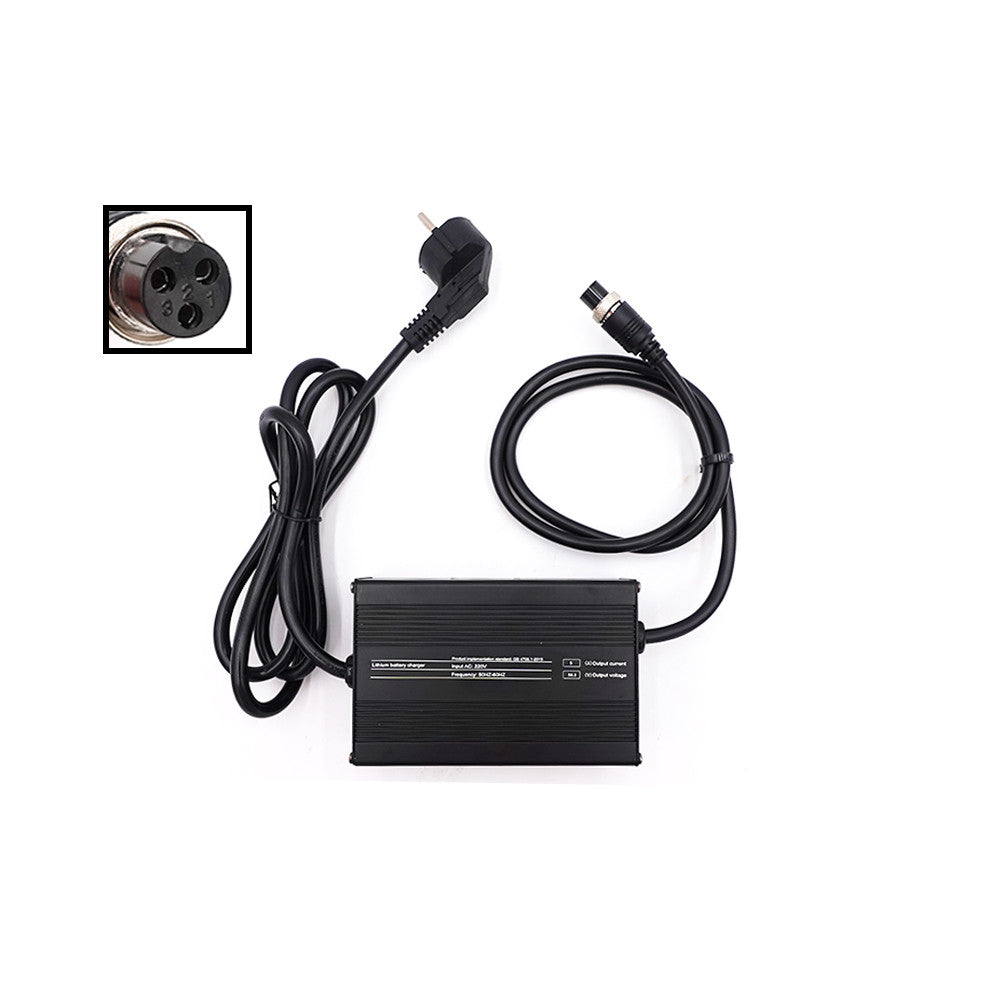 Chargeur rapide 52V-58V 5A prise GX16 ( Dualtron Spider - Speedway 5 - Zero 10X 52V - Kaabo Mantis 52V ) Electrique Performance
