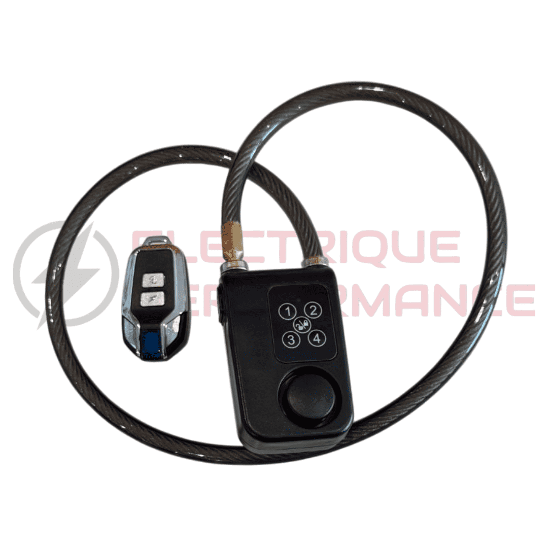 Cable antivol connecte avec cle
