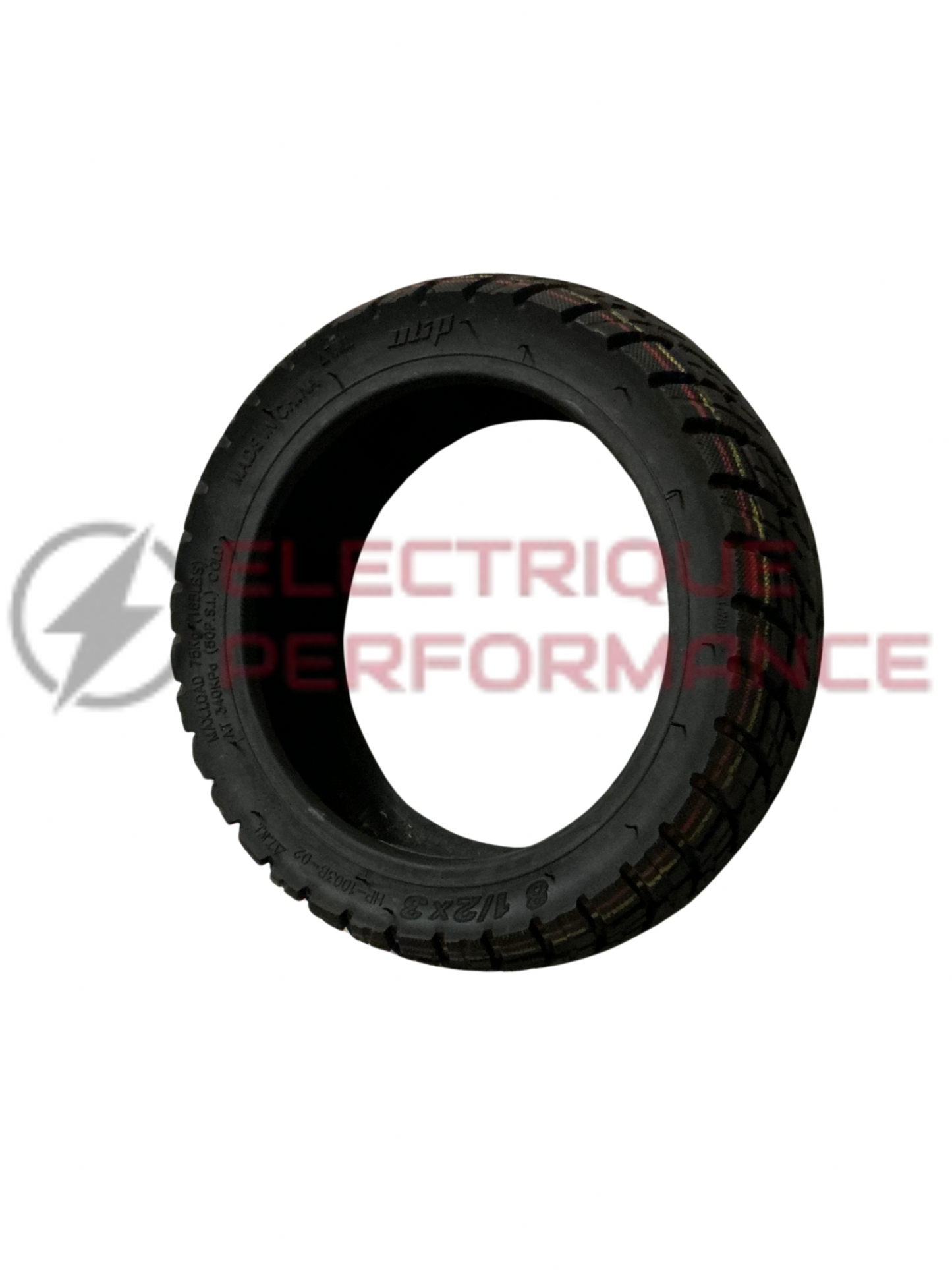 Pneu plein increvable 8 ½ × 3 pouces Electrique Performance