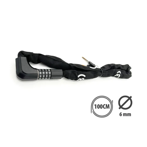 Antivol Chaine Cadenas Long 1M code et clés