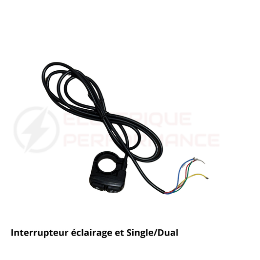 Interrupteur éclairage et Single/Dual Electrique Performance