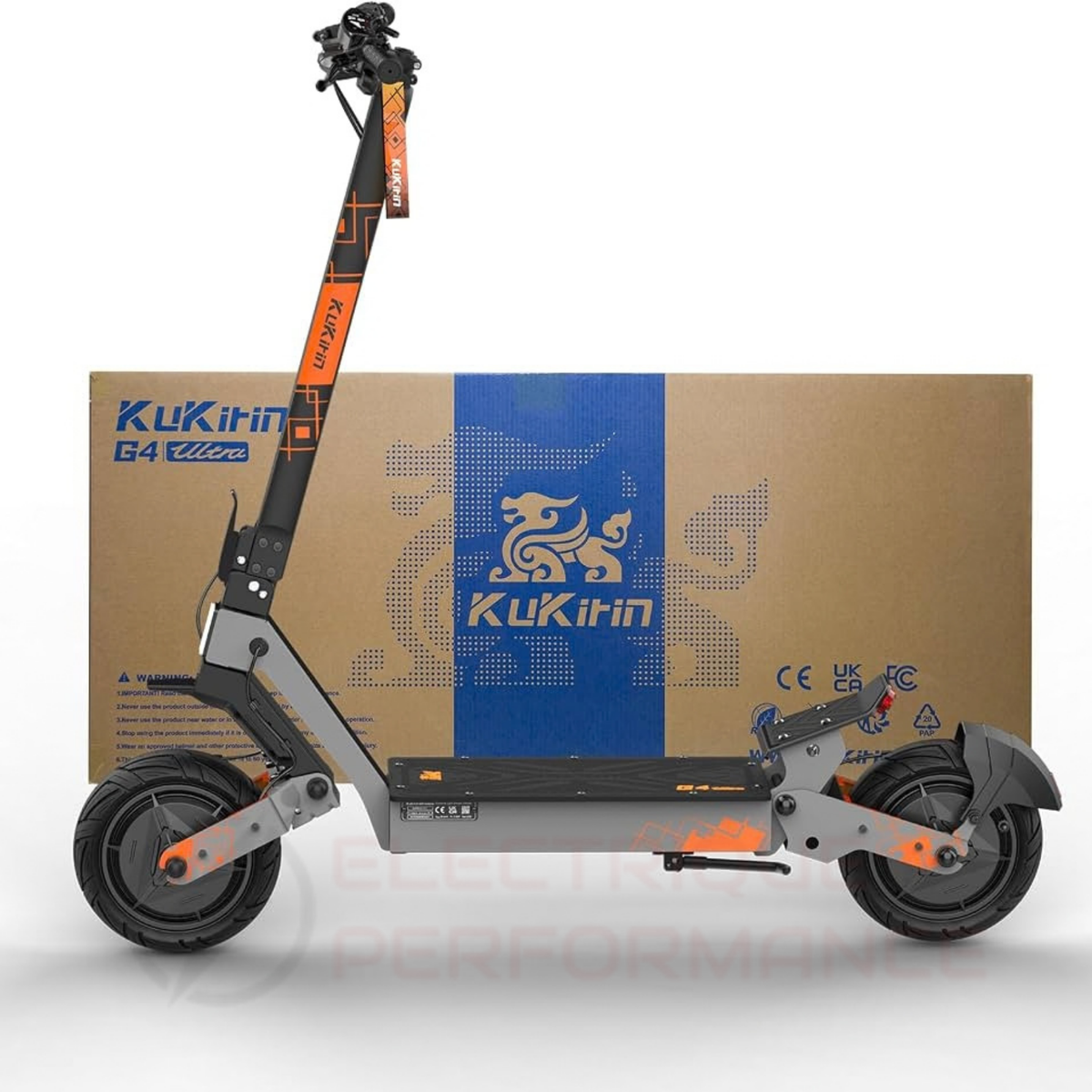 KuKirin G4 Ultra – Trottinette électrique double moteur 2000W Electrique Performance