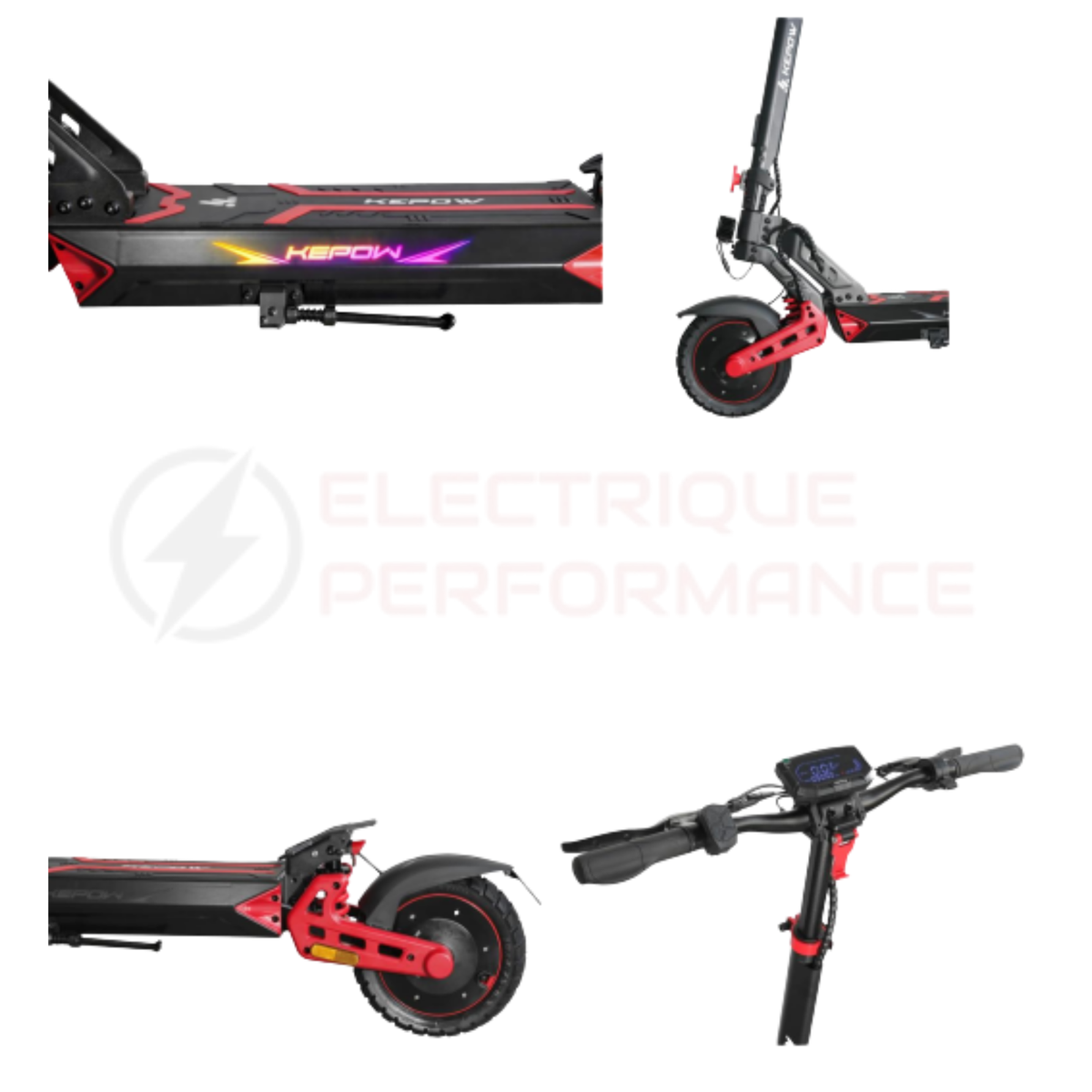 KEPOW K2 Master – Trottinette électrique double moteur 2000W Electrique Performance