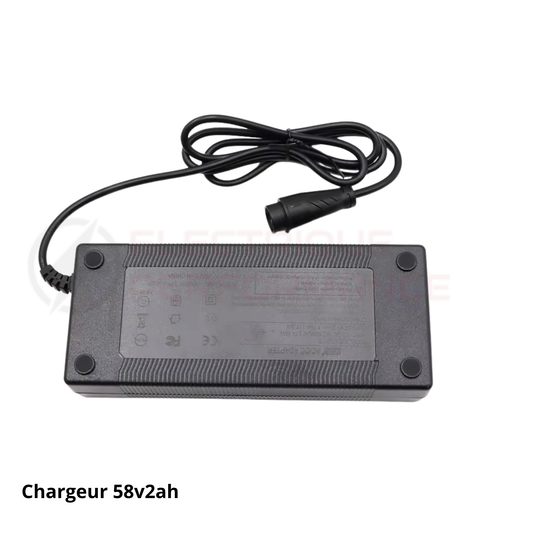 Chargeur 58V 2A – Teverun Blade Electrique Performance