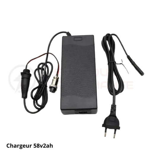 Chargeur 58V 2A – Teverun Blade Electrique Performance